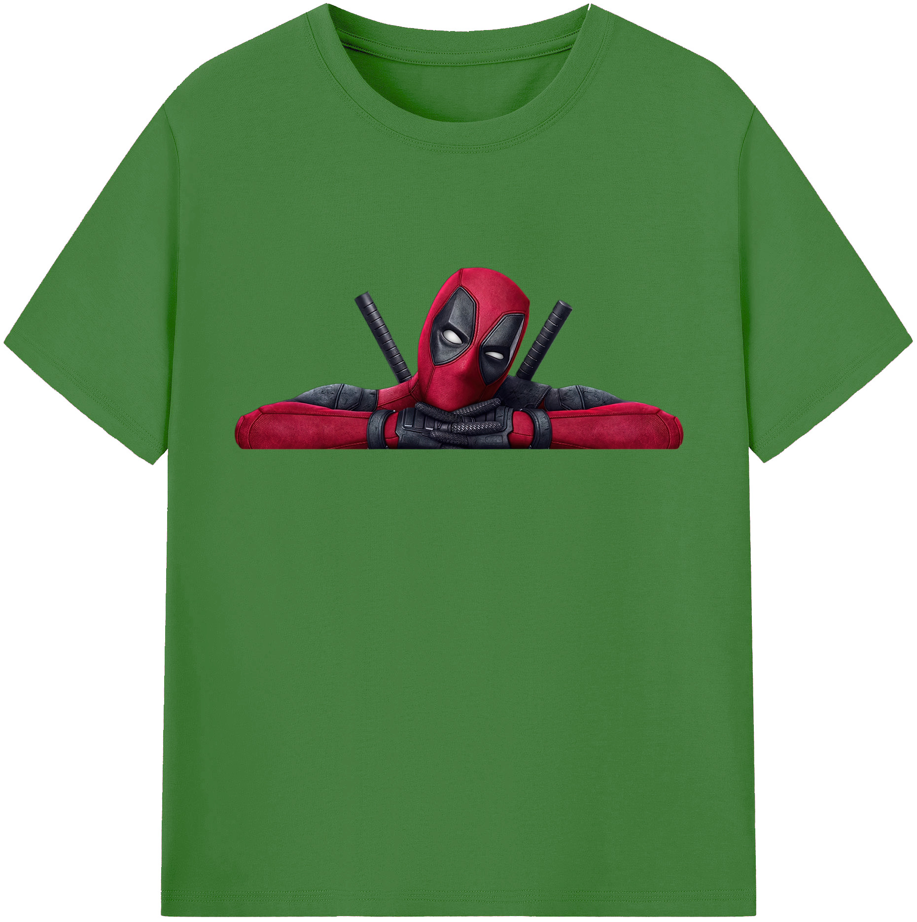 （画像用） Deadpool デッドプール レディースカジュアルプリントTシャツ（綿100％）